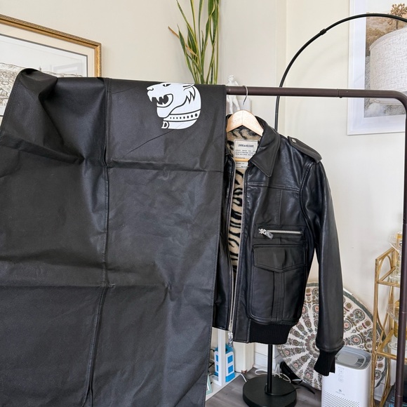 New Zadig & Voltaire Leather Jacket - Picture 11 of 12